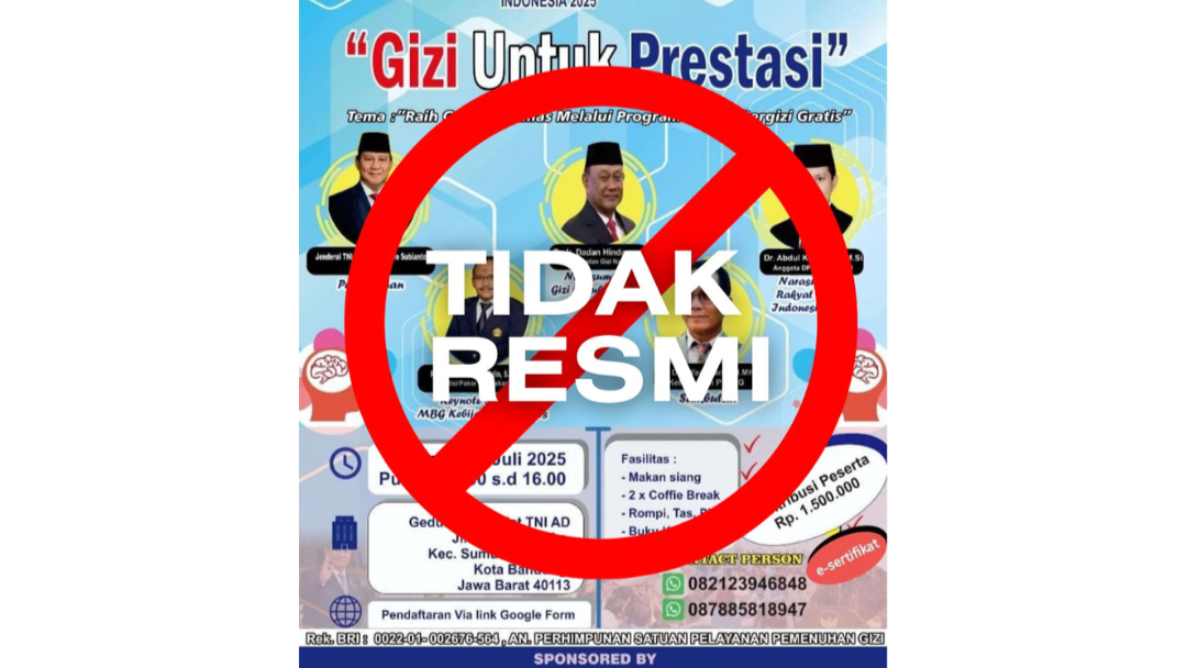 BGN Pidie Tegaskan Kegiatan Deklarasi dan Seminar PSPPG di Bandung Bukan Kegiatan Resmi