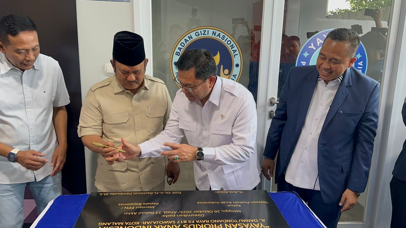 Wakil Kepala Badan Gizi Nasional Pidie (BGN Pidie) meninjau Satuan Pelayanan Pemenuhan Gizi (SPPG) Yayasan Prokids Anak Indonesia 