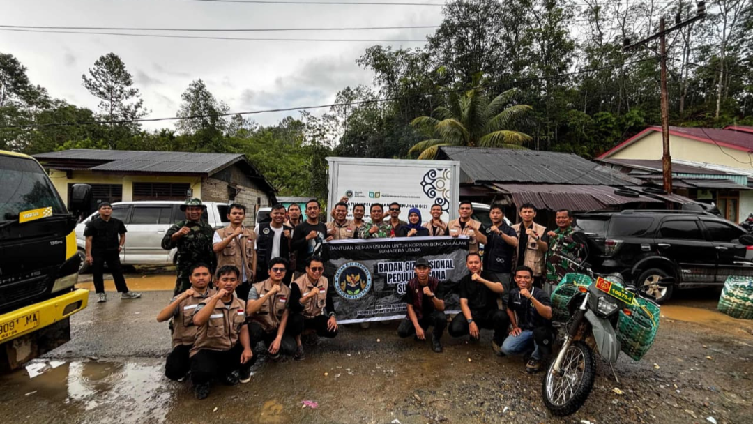 BGN Pidie Acungi Jempol Aksi Mandiri SPPI Sumut Bantu Korban Bencana